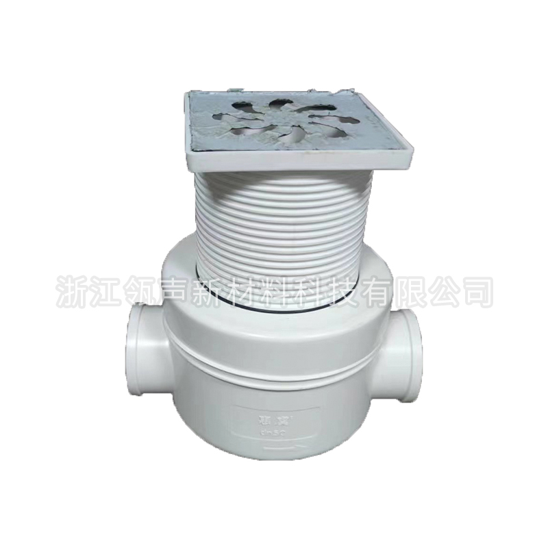 双通道侧排地漏